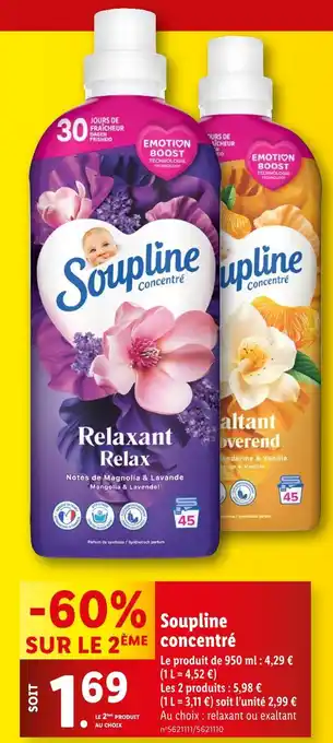 Lidl Soupline Soupline concentré offre