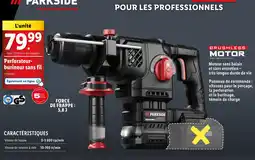 Lidl Parkside Perforateur-burineur sans fil offre