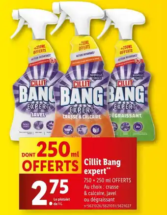 Lidl Cillit Bang expert offre