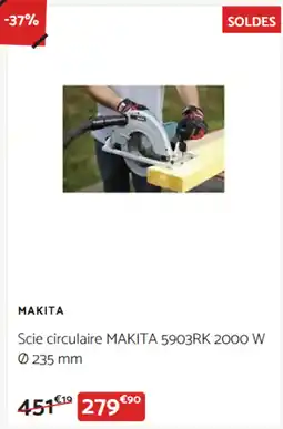 Bricomarché Makita scie circulaire offre