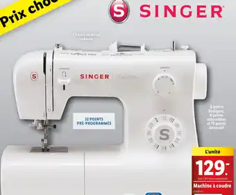 Lidl SINGER Machine à coudre offre