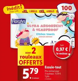 Lidl Essuie-tout offre