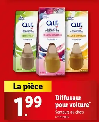 Lidl Diffuseur pour voiture offre