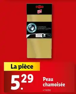 Lidl W5 Peau chamoisée offre