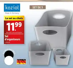 Lidl Set d'organiseurs offre