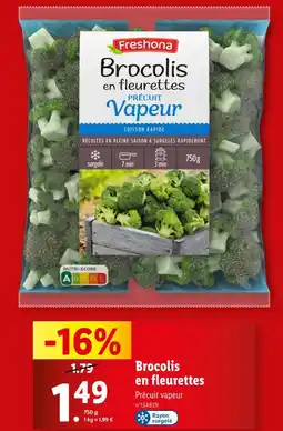 Lidl Freshona Brocolis en fleurettes offre