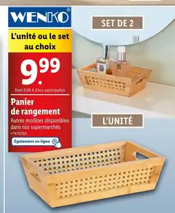 Lidl WENKO Panier de rangement offre