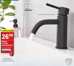 Lidl LIVARNO Mitigeur de lavabo monocommande offre