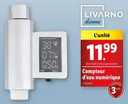 Lidl Livarno home Compteur d'eau numérique offre