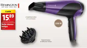 Lidl Remington Sèche-cheveux ionique offre