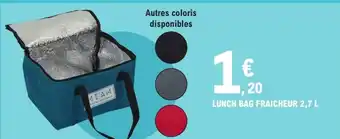 E.Leclerc Lunch Bag Fraicheur 2,7 L offre