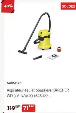 Bricomarché Karcher aspirateur eau et poussière offre