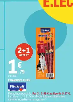 E.Leclerc VITAKRAFT Friandises chien offre