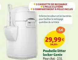 Maxi Zoo Poubelle litter locker Genie offre