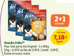 Maxi Zoo Felix Snacks offre