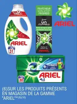 E.Leclerc ARIEL 34% avec la carte Ticket e.leclerc Sur les produits présents en magasin de la gamme Ariel offre