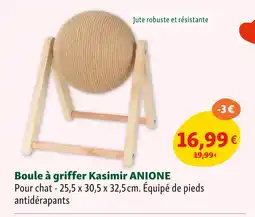 Maxi Zoo Anione Boule à griffer Kasimir offre