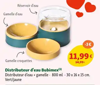 Maxi Zoo Bubimex Distributeur d'eau offre