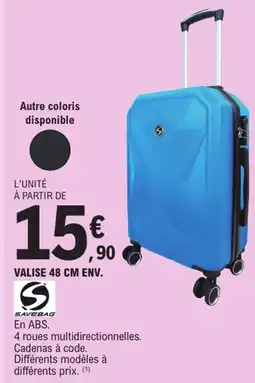 E.Leclerc SAVEBAG Valise 48 cm env offre