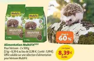 Maxi Zoo MultiFit Alimentation offre