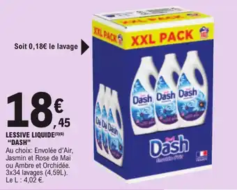 E.Leclerc DASH Lessive liquide Dash offre