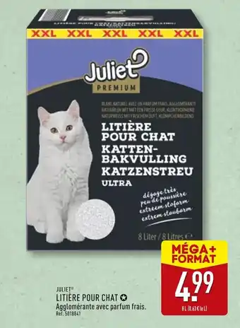 ALDI JULIET LITIÈRE POUR CHAT offre