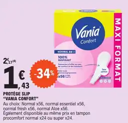 E.Leclerc Vania Protège Slip offre