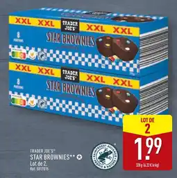 ALDI TRADER JOE'S Star brownies offre