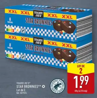 ALDI TRADER JOE'S Star brownies offre