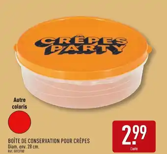 ALDI Boîte de conservation pour crêpes offre