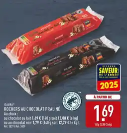 ALDI ISAURA ROCHERS AU CHOCOLAT PRALINÉ offre