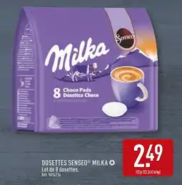 ALDI MILKA Dosettes Senseo offre