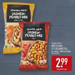 ALDI TRADER JOE’S mix cajou et cacahuètes offre