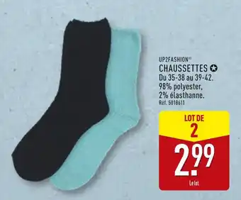 ALDI UP2FASHION Chaussettes offre