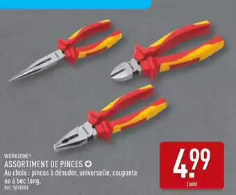 ALDI WORKZONE Assortiment de pinces offre