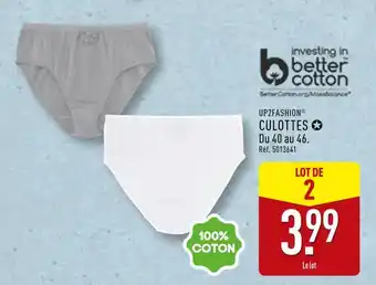 ALDI UP2FASHION Culottes offre