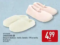 ALDI UP2FASHION Chaussons offre