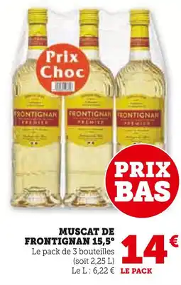 Super U Frontignan Muscat de Frontignan 15,5° offre