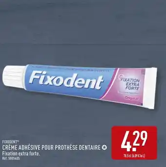 ALDI FIXODENT Crème adhésive pour prothèse dentaire offre