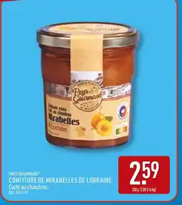 ALDI PAYS GOURMAND Confiture de Mirabelles de Lorraine offre