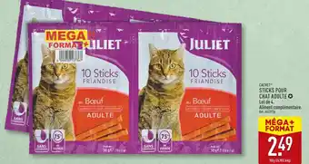 ALDI CACHET Sticks pour chat adulte offre