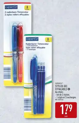 ALDI EXPERTI Stylos Gel Effaçable offre