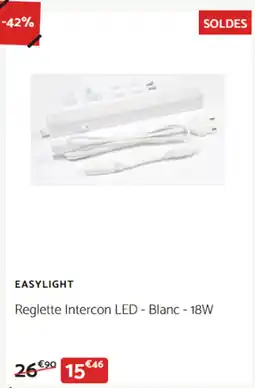 Bricomarché Easylight reglette intercon led offre