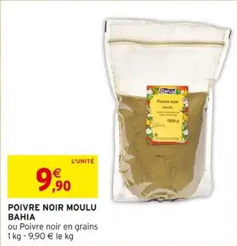 Intermarché Bahia poivre noir moulu offre