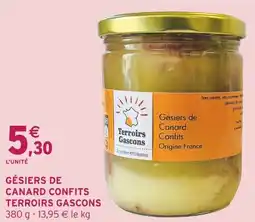 Intermarché Gesiers de canard confits terroirs gascons offre