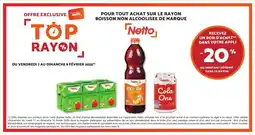 Netto Pour tout achat sur le rayon boisson non alcoolisee de marque offre