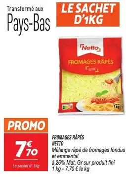 Netto Fromages rapes netto offre