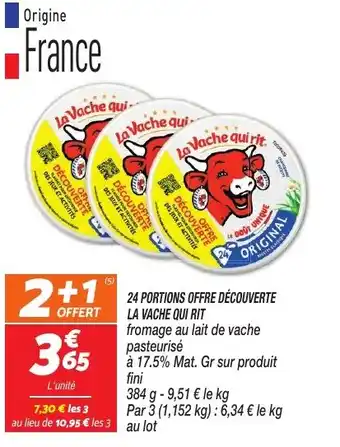 Netto La vache qui rit 24 portions offre decouverte offre