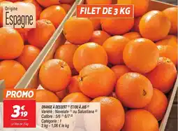 Netto Orange a dessert offre