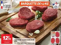 Netto Netto viande bovine 12 steaks haches offre